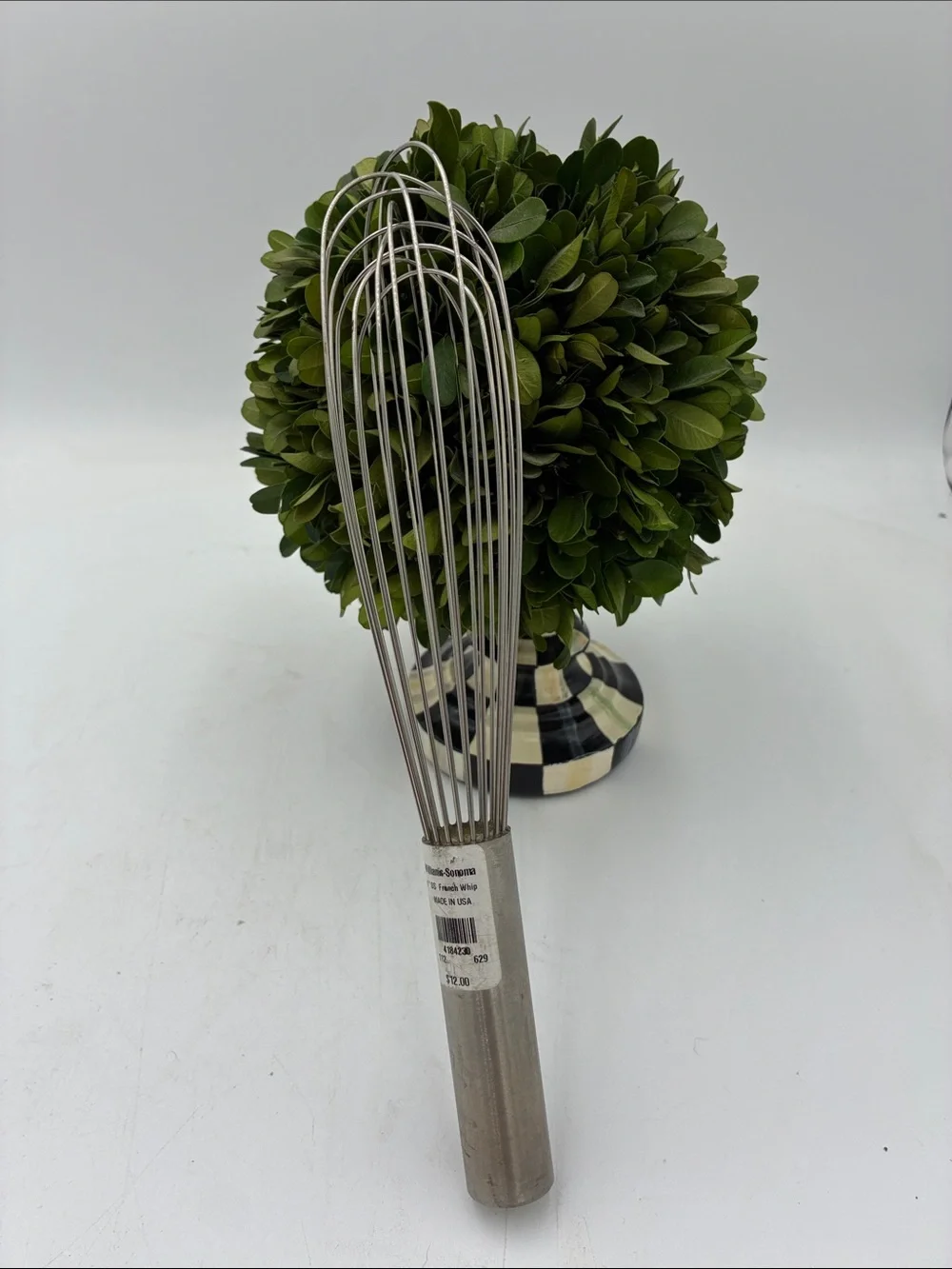Williams Sonoma 10” Stainless Steel French Whip Whisk